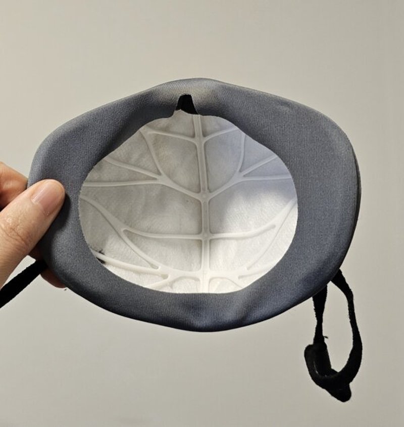 Inner shroud and gasket inside Zimi Air mask frame