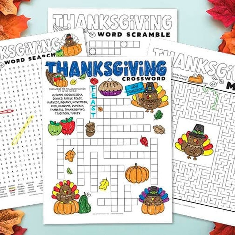 Free Printable Thanksgiving Trivia Game